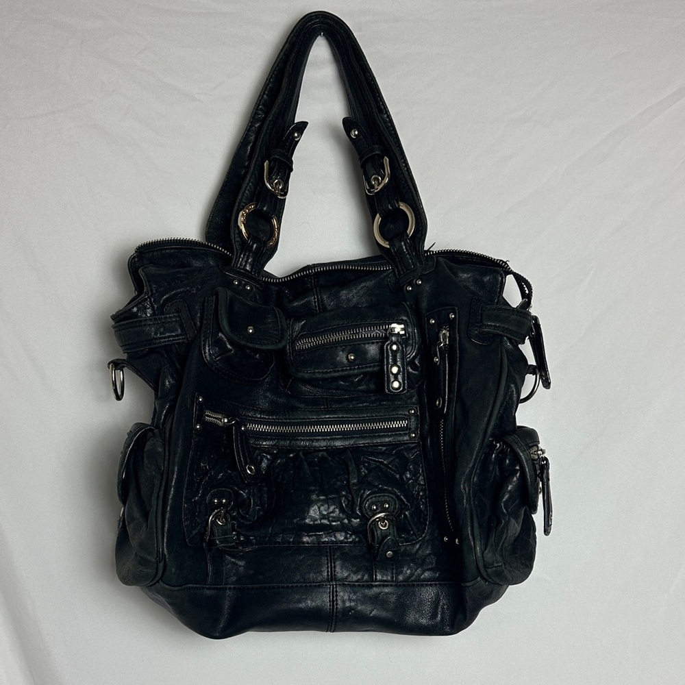 JUNIOR DRAKE Leather slouchy oversized Bag
